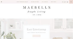 Desktop Screenshot of maebells.com
