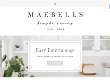 Tablet Screenshot of maebells.com